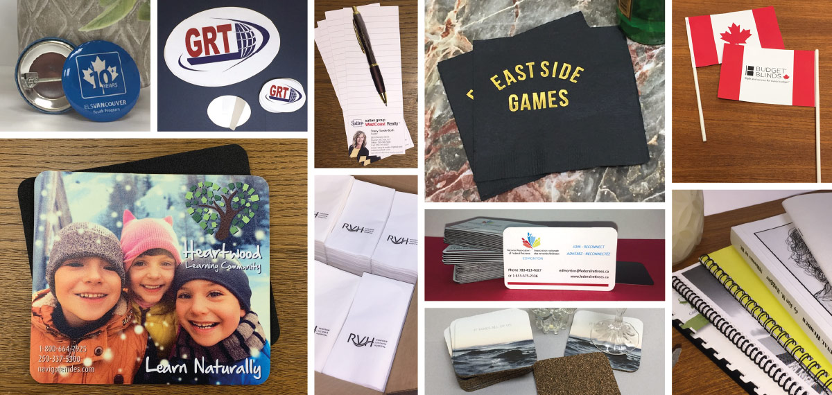 Custom printing and promotional products