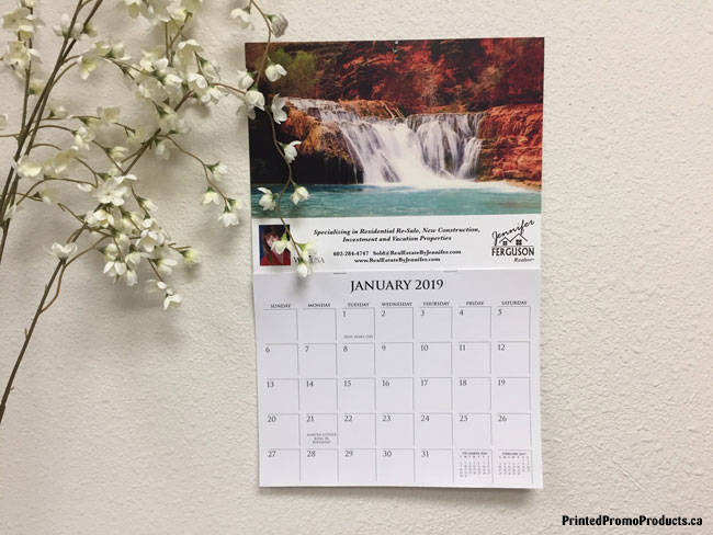 Custom printed wall calendars